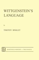 Wittgenstein's Language 9024715415 Book Cover