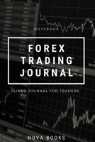 Lined forex trading journal notebook for traders (6x9 in) [120 pages] by novabooks: Forex Trading Journal Spreadsheet, Trading Log, Traders Log, Trading Notebook 1671273966 Book Cover