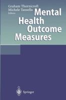 Mental Health Outcome Measures 1904671926 Book Cover