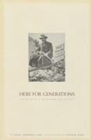 Here for generations: The story of a Maine bank and its city 0967166268 Book Cover