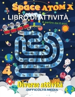 libro di attività a partire dai 6 anni: esercizi colorazione labirinto sudoku ricerca di numeri. Con tutte queste varietà di attività incluse, aiuta i B091DWS422 Book Cover