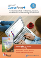 Lippincott CoursePoint+ for Ricci: Essentials of Maternity, Newborn, and Women's Health Nursing 1496353072 Book Cover