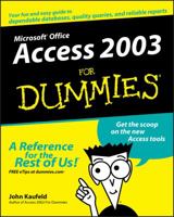 Access 2003 for Dummies 0764538810 Book Cover