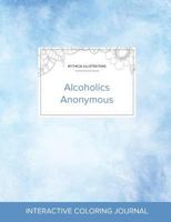 Adult Coloring Journal: Alcoholics Anonymous (Mythical Illustrations, Purple Mist) 1360893148 Book Cover