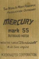 Mercury Mark 55 Outboard motor: Classic outboard motor enthusiasts college ruled notebook journal and repair book 1073464784 Book Cover