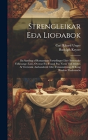 Strengleikar Eða Lioðabok: En Samling of Romantiske Fortællinger Efter Bretoniske Folkesange (Lais), Oversat Fra Fransk Paa Norsk Ved Midten Af ... Af Kong Haakon Haakonssön 1021119075 Book Cover