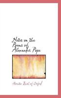 Notes on the Poems of Alexander Pope 046986964X Book Cover