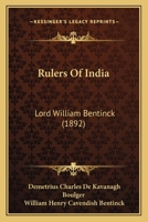 Lord William Bentinck 0548850801 Book Cover