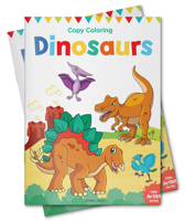 Little Artist Series Dinosaurs: Copy Colour Books 9387779963 Book Cover