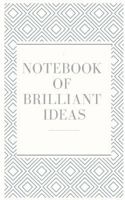 Notebook of Brilliant Ideas: Take Notes 200 pages matte 5 x 8 cover 1729185622 Book Cover