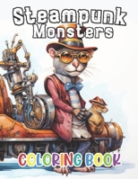 Steampunk Monsters Coloring Book: Beautiful and High-Quality Design To Relax and Enjoy B0CSZ741KC Book Cover