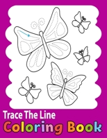 Trace The Line Coloring Book: trace and color books for kids-A Fun Cutting Practice Activity Book for Toddlers and Kids- Vol 2 B08NZ7MY6S Book Cover