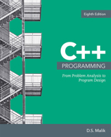 C++ Programming: From Problem Analysis to Program Design 1418836397 Book Cover