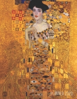 Gustav Klimt Monthly Planner 2020: Portrait of Adele Bloch-Bauer I Artsy Gold Jugendstil Year Agenda: January - December 12 Months Artistic Modern Art Nouveau Painting Pretty Daily Scheduler for Appoi 1711599476 Book Cover