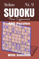 Medium Sudoku Nr.9: 480 puzzles with solution 1695770749 Book Cover