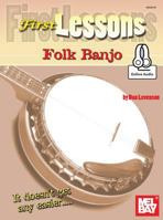 First Lessons Folk Banjo 0786692758 Book Cover