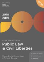 Core Statutes on Public Law & Civil Liberties 2018-19 135200335X Book Cover
