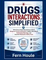 DRUGS INTERACTIONS SIMPLIFIED: What Patient Should Know About Dangerous Drug Combinations, Hidden Side Effects, Overlooked Warnings, and Essential Medication Safety Facts B0HFGD7SK5 Book Cover