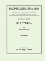 Dioptrica 1st Part 3764314621 Book Cover