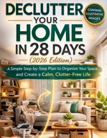 DECLUTTER YOUR HOME IN 28 DAYS (2026 Edition): A Simple Step-by-Step Plan to Organize Your Space and Create a Calm, Clutter-Free Life B0GSQ5SSMN Book Cover