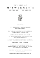 The Best of McSweeney's Internet Tendency 1938073797 Book Cover