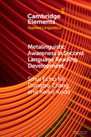 Metalinguistic Awareness in Second Language Reading Development 1108969801 Book Cover