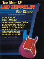 The Best of Led Zeppelin for Guitar 0897243862 Book Cover