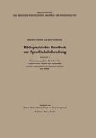 Bibliographisches Handbuch Zur Sprachinhaltsforschung: Beiheft 1 353109873X Book Cover