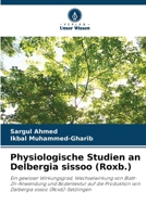 Physiologische Studien an Delbergia sissoo (Roxb.) (German Edition) 620833649X Book Cover