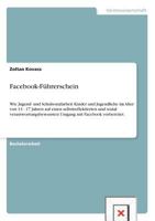 Facebook-Führerschein: Wie Jugend- und Schulsozialarbeit Kinder und Jugendliche im Alter von 13 - 17 Jahren auf einen selbstreflektierten und sozial ... mit Facebook vorbereitet. 3656420912 Book Cover