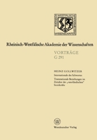 Internationale des Schwertes : Transnationale Beziehungen im Zeitalter der "vaterlandischen" Streitkrafte (Geisteswissenschaften / Rheinisch-Westfalische Akademie der Wissenschaften) 3531072919 Book Cover