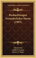 Beobachtungen Veranderlicher Sterne (1903) 1161024115 Book Cover