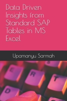 Data Driven Insights from Standard SAP Tables in MS Excel 1795560320 Book Cover