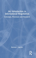 An Introduction to International Negotiation: Concepts, Processes and Research 1041070837 Book Cover