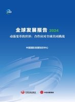 Global Development Report 2024: A World of Turbulence and Change: Cooperation to Address Global Common Challenges/?????? 2024??????? ???????? (Chinese Edition) 7517714473 Book Cover