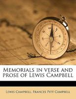 Memorials in Verse and Prose 1347440305 Book Cover