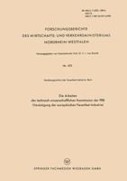 Die Arbeiten Der Technisch-Wissenschaftlichen Kommission Der Pre (Vereinigung Der Europaischen Feuerfest-Industrie) 3663034038 Book Cover