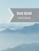 Dot Grid Notebook: Large (8.5 x 11 inches) - 106 Dotted Pages Black Dotted Notebook/Journal 1692801104 Book Cover