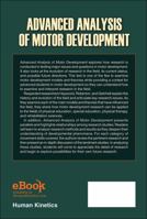 Advanced Analysis of Motor Development 0736073930 Book Cover