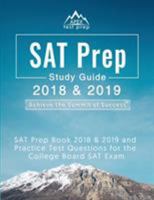 SAT Prep 2018 & 2019: SAT Prep Book 2018 & 2019 and Practice Test Questions for the College Board SAT Exam 1628455217 Book Cover