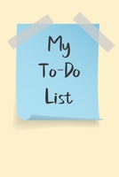 My To Do List: A simple book filled with lines that include check boxes. 165456477X Book Cover
