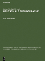 Deutsch ALS Fremdsprache. 2. Halbband 3110169401 Book Cover
