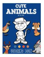 Cute Animals Coloring Book: vol. 1 1515245500 Book Cover