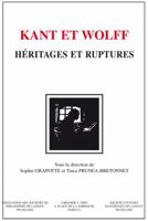 Kant Et Wolff: Heritages Et Ruptures 271162353X Book Cover