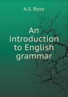 An Introduction to English Grammar 551889922X Book Cover