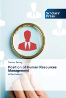 Position of Human Resources Management 363976515X Book Cover