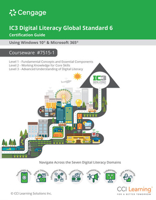 Ic3 Digital Literacy Global Standard 6 Certification Guide Using Windows 10 & Microsoft 365 0357951344 Book Cover