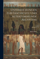 Untersuchungen Zur Geschichte Und Altertumskunde Aegyptens; Volume 9 1022724991 Book Cover