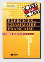 Exercices de grammaire francaise. Cahier debutant [ 2278045865 Book Cover