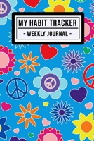 My Habit Tracker Journal: 70s Habit Tracker / Journal  | 52 Weeks | Undated (6x9) 1711160857 Book Cover